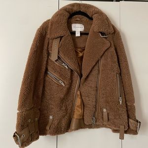 THE ARRIVALS SHEARLING COAT